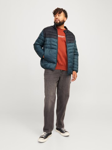 Jack & Jones Plus Демисезонная куртка 'JJESprint' в Зеленый
