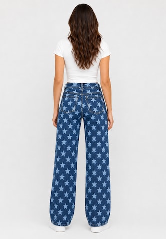 Wide Leg Jean Elara en bleu