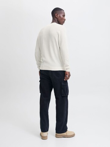 JACK & JONES Pullover i hvid