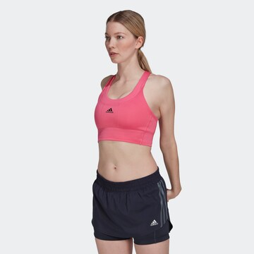 Bustier Soutien-gorge de sport ADIDAS SPORTSWEAR en rose : devant