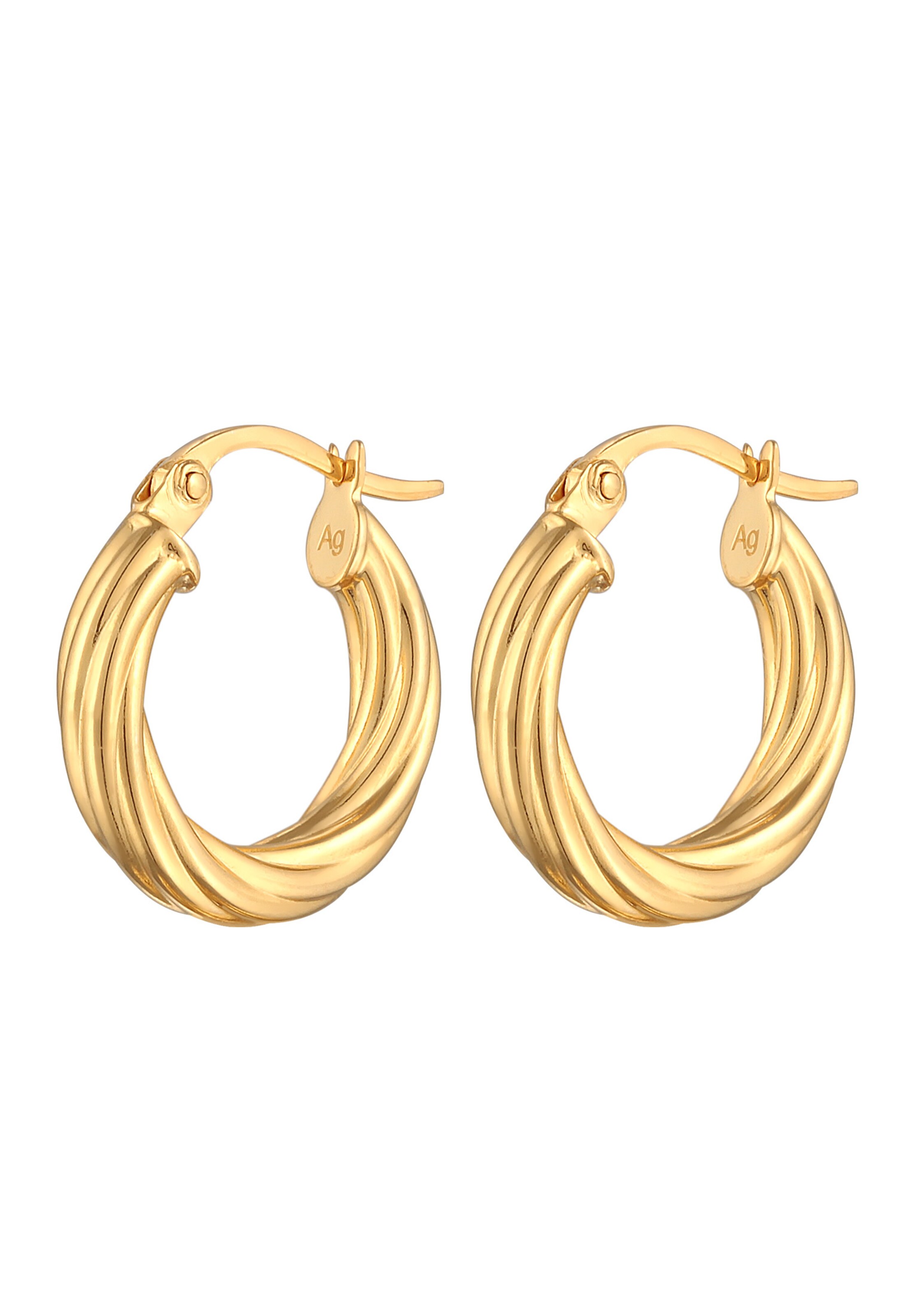 ELLI Earrings in Gold: front