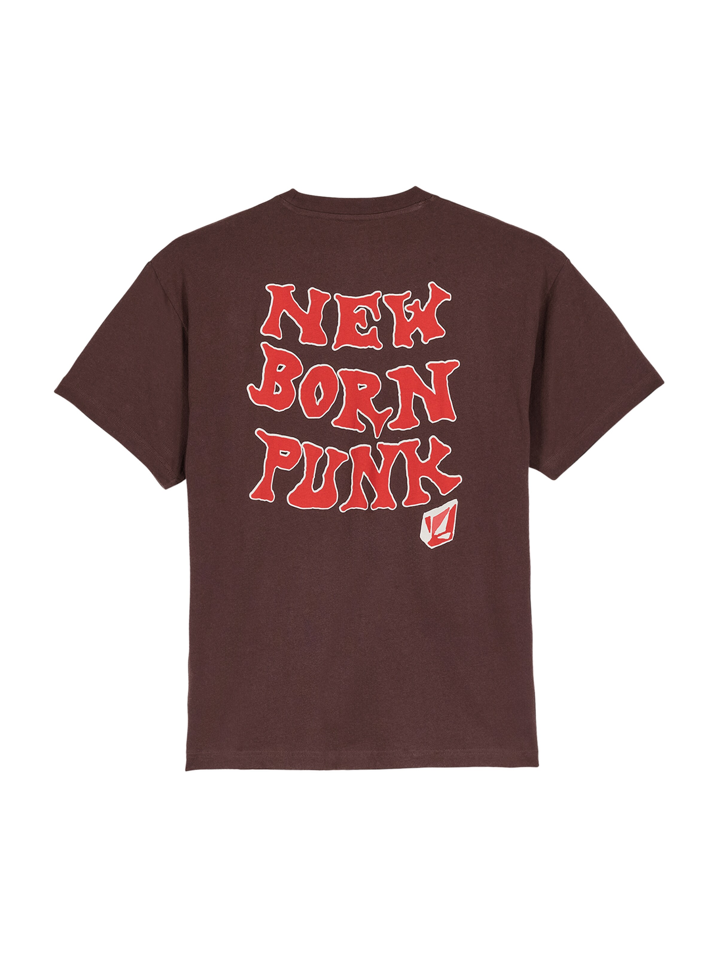 Volcom T-Shirt 'New Born LSE' in Braun