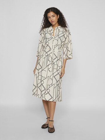 VILA Blousejurk in Wit: voorkant