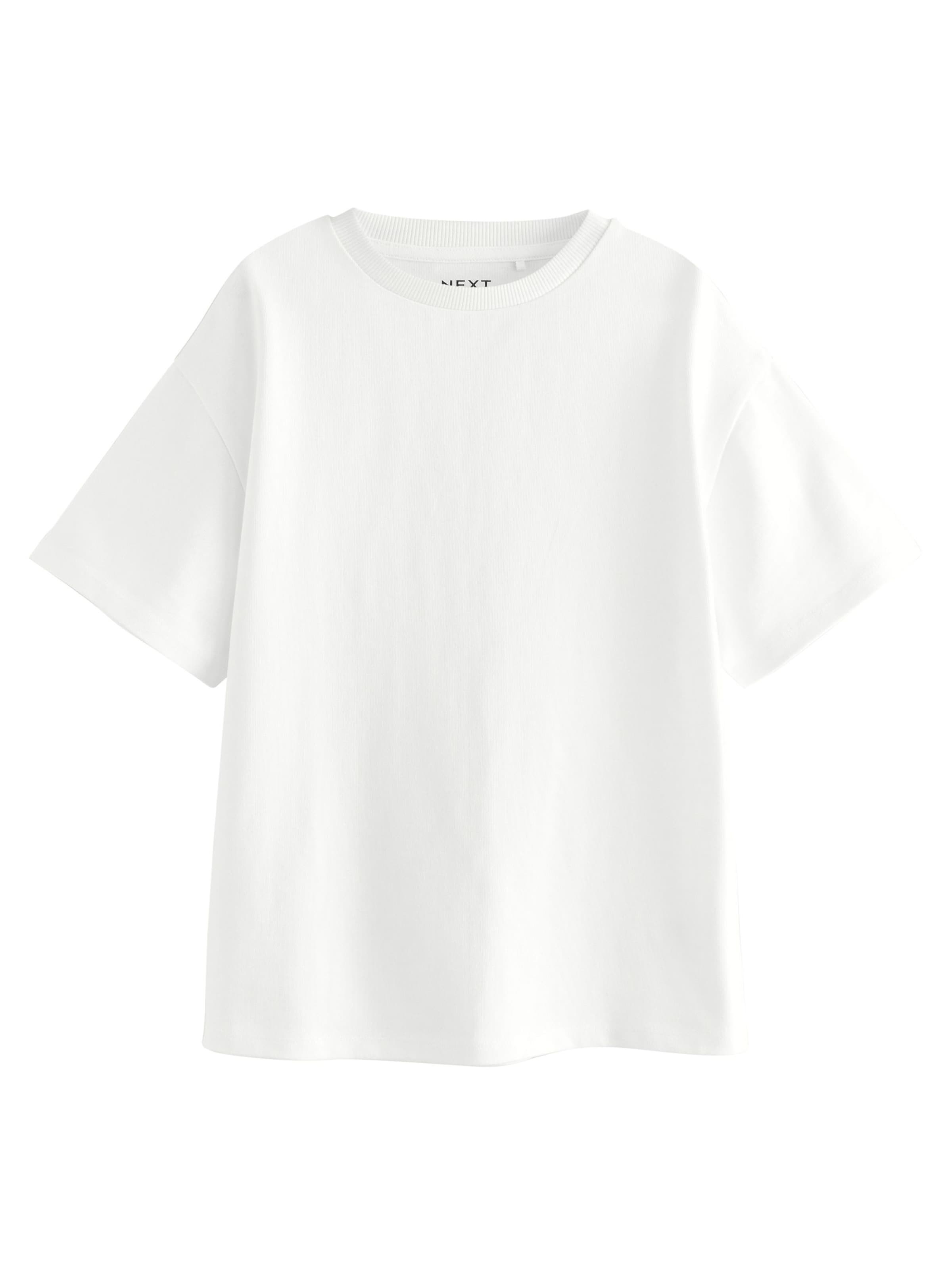 Tricou de la Next pe alb: față