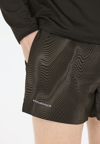 ENDURANCE Regular Sportbroek 'Malakas' in Zwart