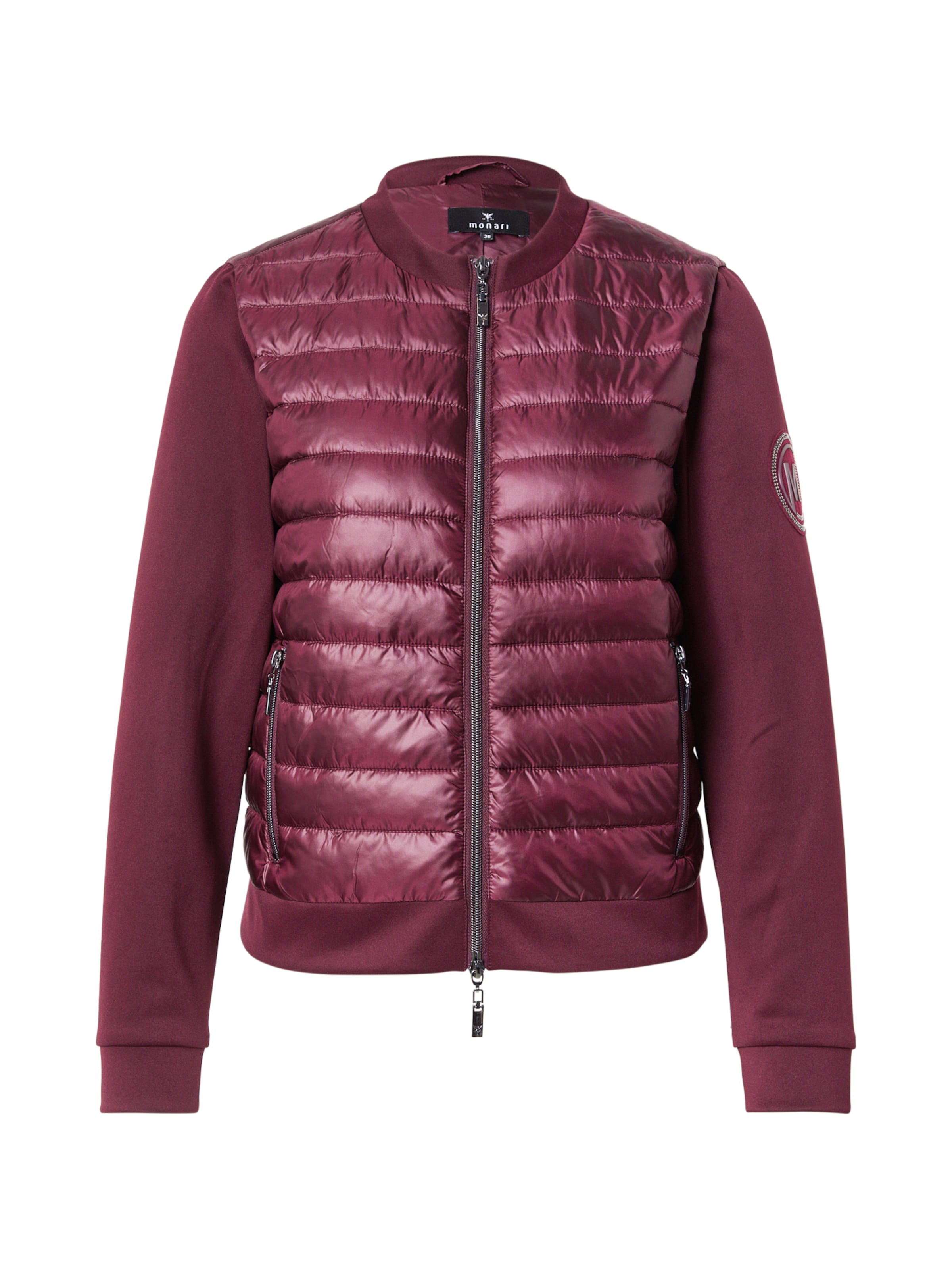 monari Φθινοπωρινό και ανοιξιάτικο μπουφάν σε λιλά: μπροστά