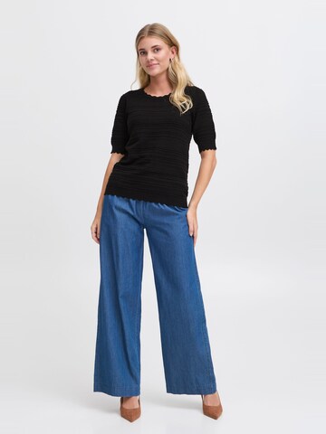 Pull-over 'LORA' Fransa en noir : devant