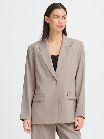 ICHI Блейзер 'IHFAVA' в Бежевый: спереди