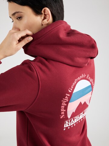 Sweat-shirt 'ROPE' NAPAPIJRI en rouge