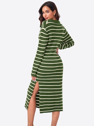Rochie tricotat de la Imily Bela pe verde: spate