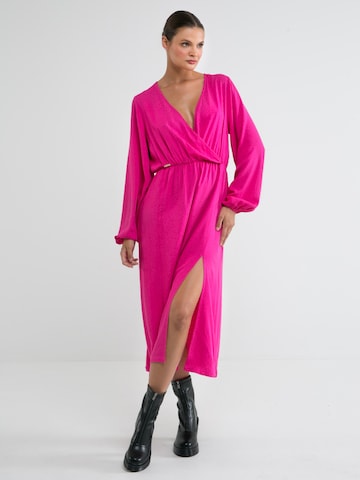 BIG STAR Dress 'Rene' in Pink: front