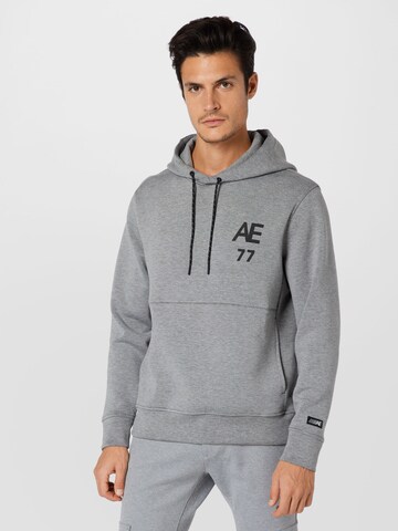 Sweat-shirt American Eagle en gris : devant