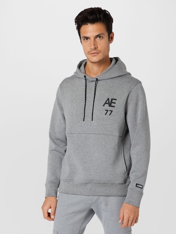 American Eagle Sweatshirt in Grey: front