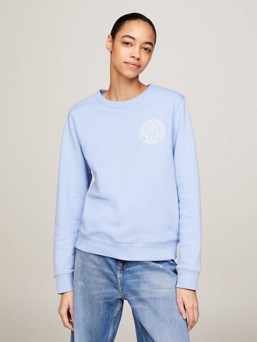 Tommy Jeans Sweatshirt in Blauw: voorkant