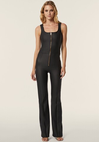 Freddy Jumpsuit in Schwarz: Vorderseite