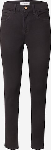 WRANGLER Skinny Džíny – černá: přední strana