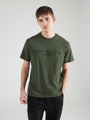 Hackett London - Camiseta en verde: frente