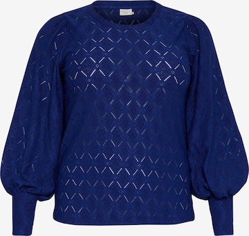 Camicia da donna 'Tina' di KAFFE CURVE in blu: frontale