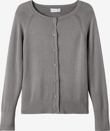 NAME IT Knit Cardigan 'VIONI' in Grey: front