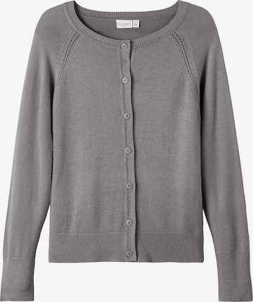 Cardigan 'VIONI' NAME IT en gris : devant