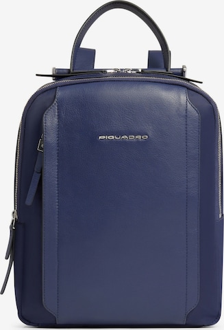 Sac à dos Piquadro en bleu : devant