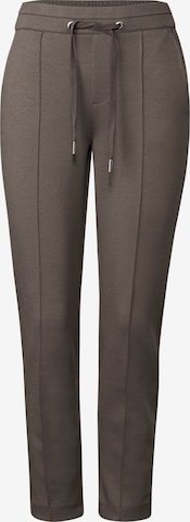 STREET ONE Tapered Hose in Braun: Vorderseite