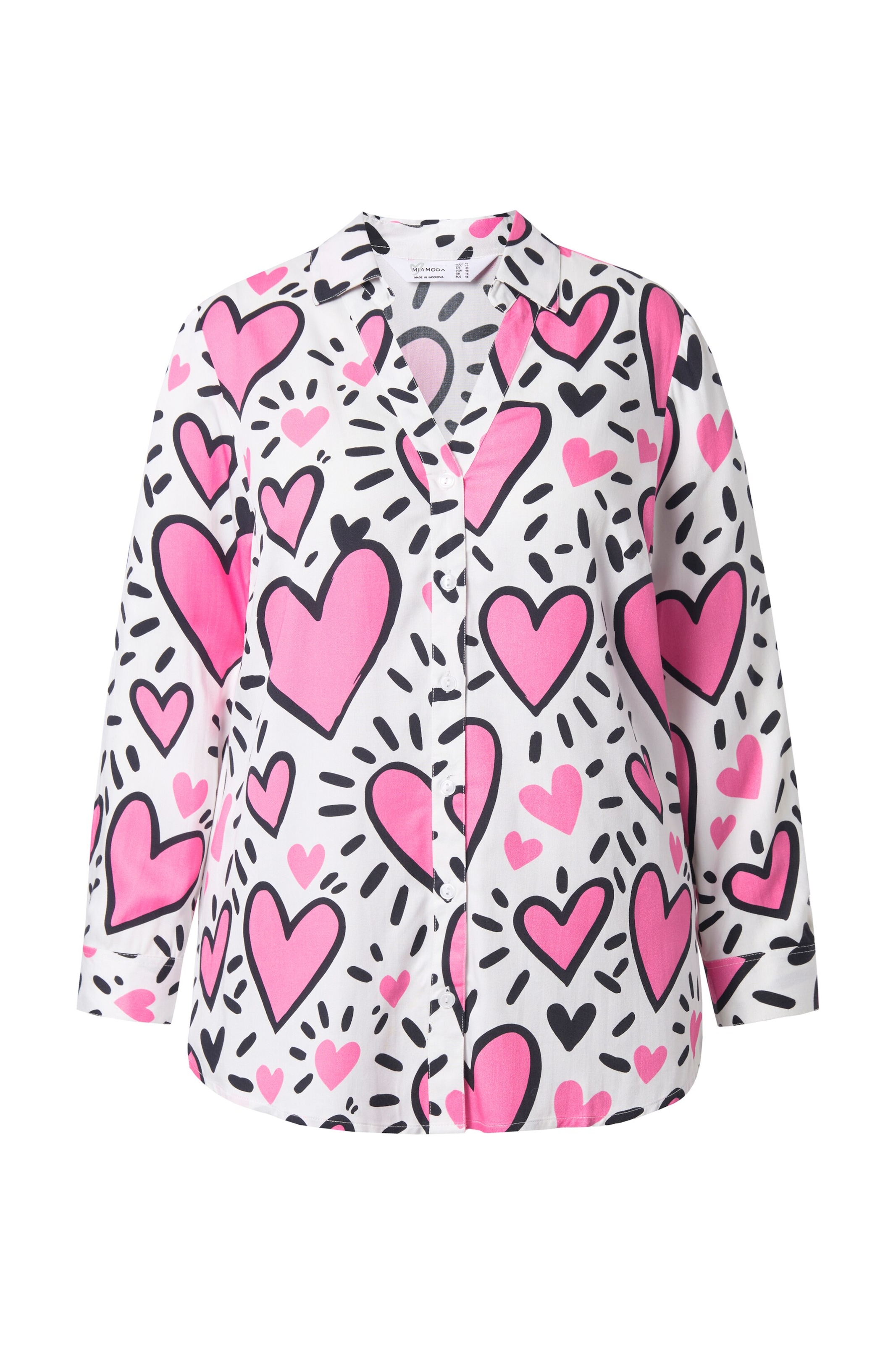 MIAMODA Blouse in Wit: voorkant