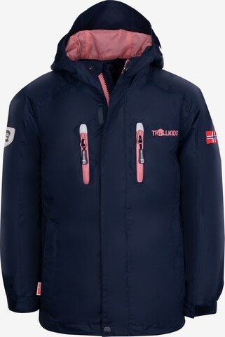 TROLLKIDS Outdoor jacket in Blue: front