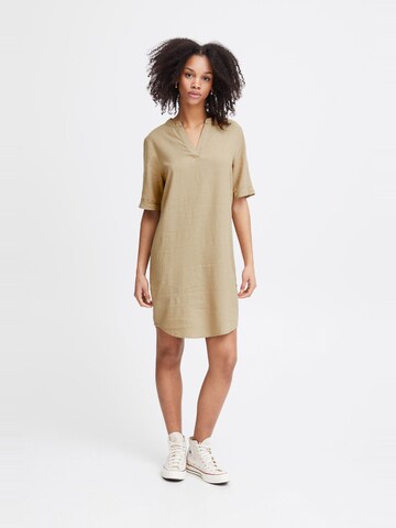 ICHI Jurk ' LINO ' in Beige