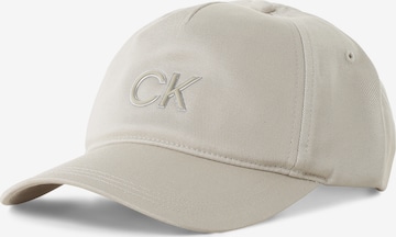 Cappello da baseball di Calvin Klein in beige: frontale