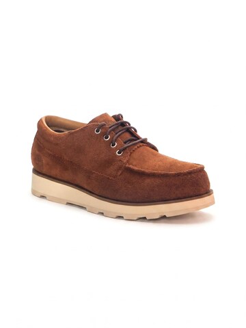 Mocassin 'BRIT Lace Up Shoe Rust Suede' TIMBERLAND en marron