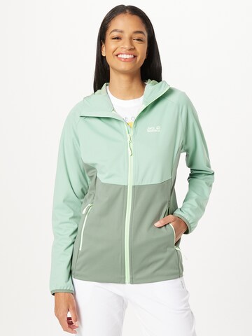 JACK WOLFSKIN Outdoor Jacket 'Go Hike' in Green: front