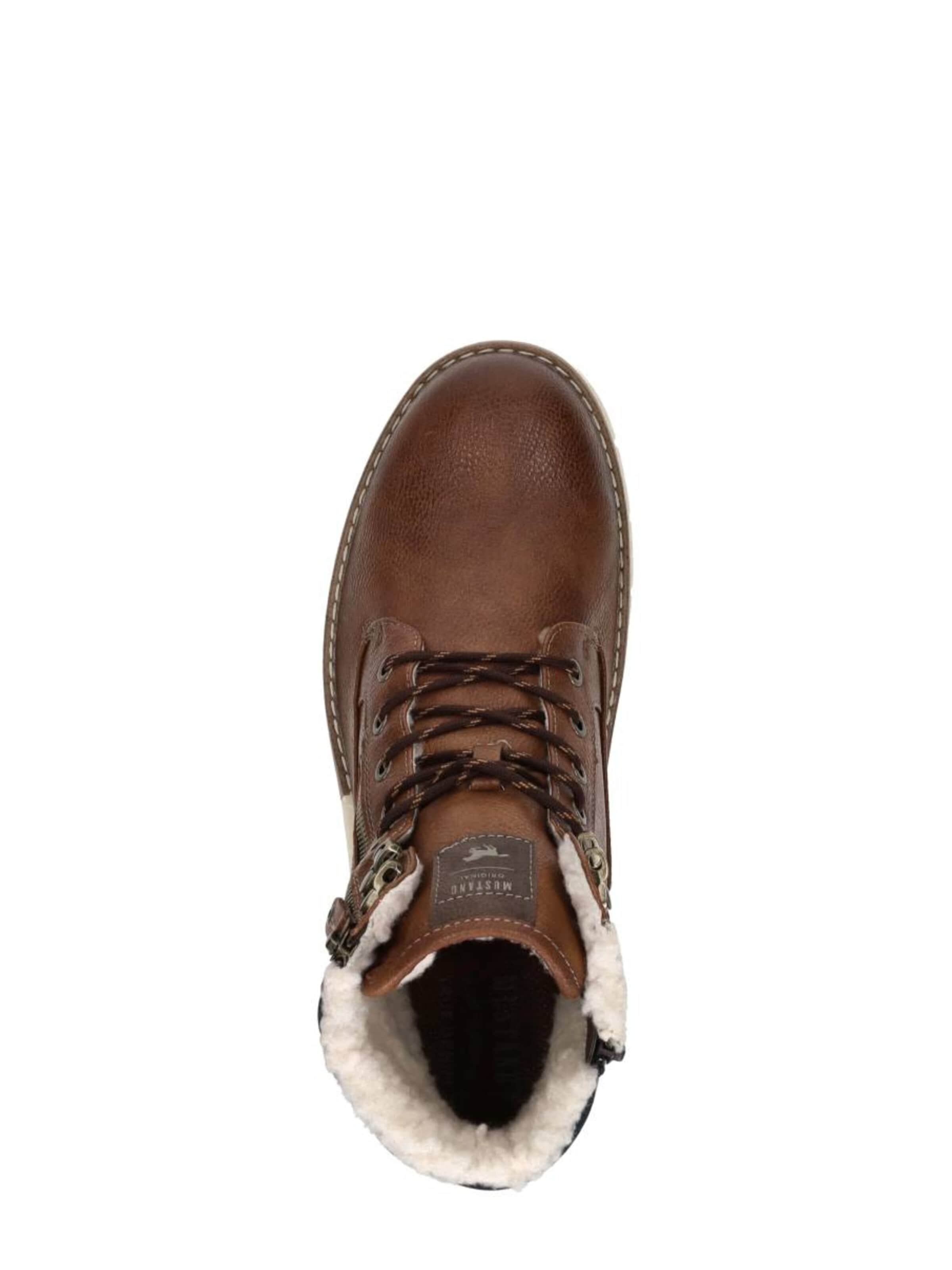 Bottes à lacets 'Veterschoenen Hoog' MUSTANG en marron