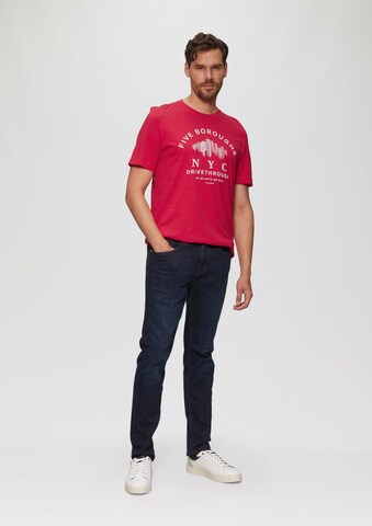 T-Shirt s.Oliver en rouge : devant