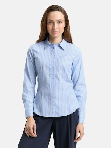 TOM TAILOR Blouse in Blauw: voorkant