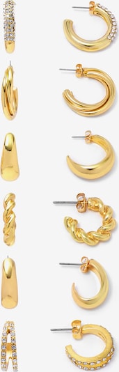 Pull&Bear Ohrringe in gold / transparent, Produktansicht