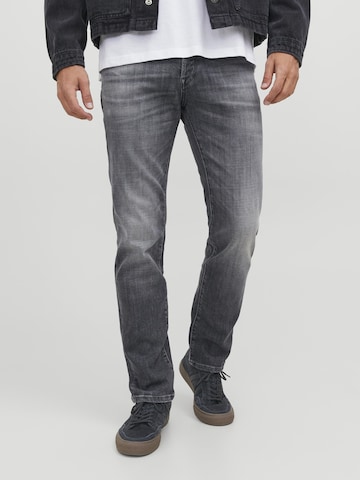 JACK & JONES Regular Jeans 'Tim Davis' i grå: framsida