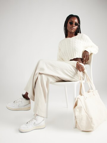 Wide leg Pantaloni di ECOALF in beige
