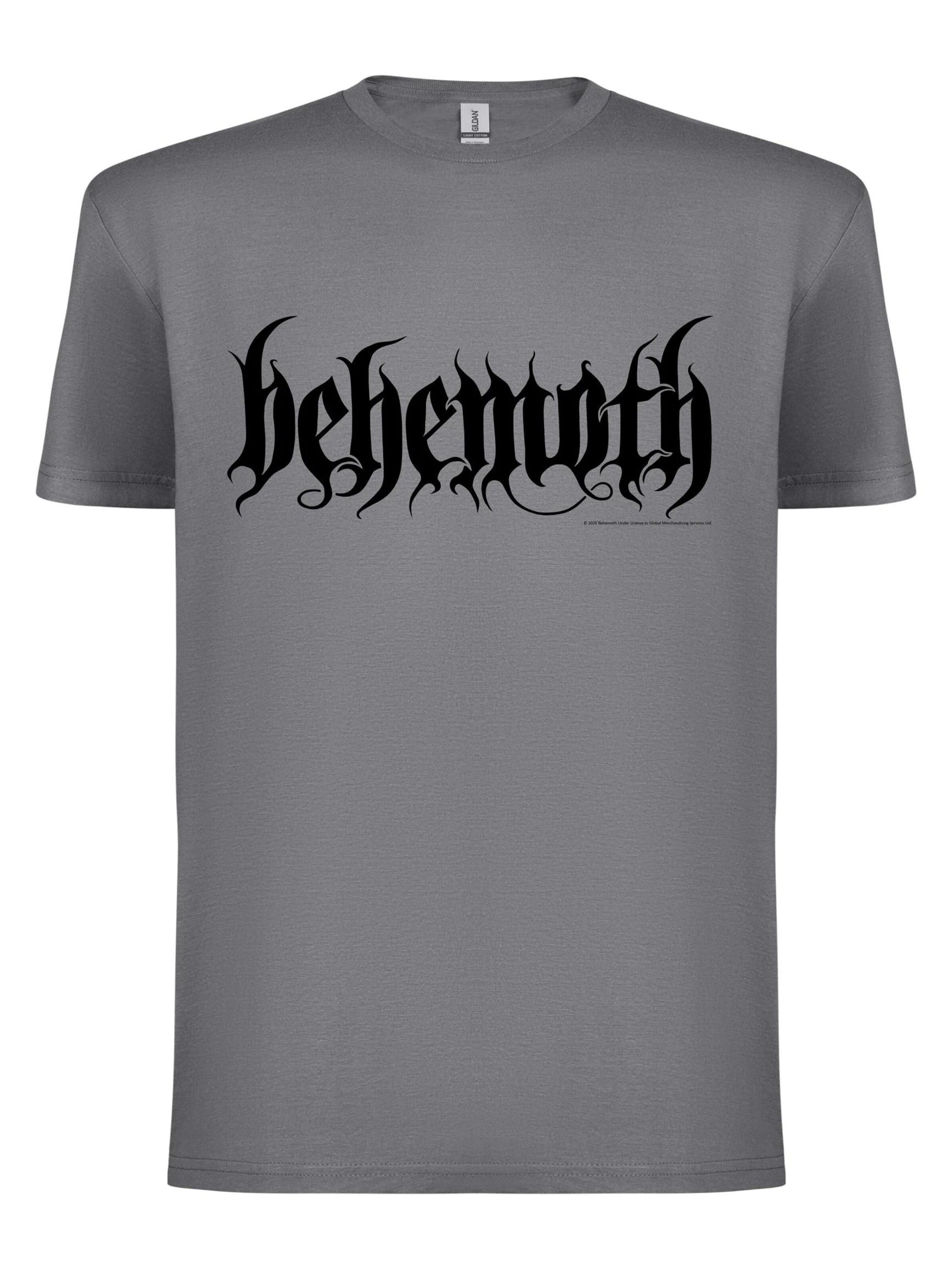 Rockshirts Koszulka 'Behemoth' w kolorze szary: przód
