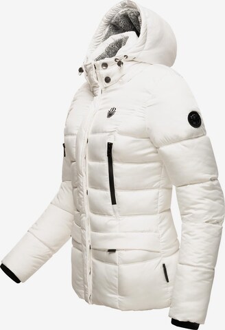 MARIKOO Winter Jacket 'Loveleen' in White