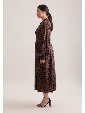 SEIDENSTICKER Shirt dress 'Schwarze Rose' in Brown