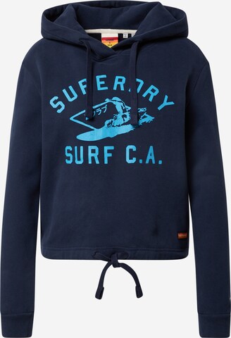 Superdry Sweatshirt 'Cali Surf' in Blue: front