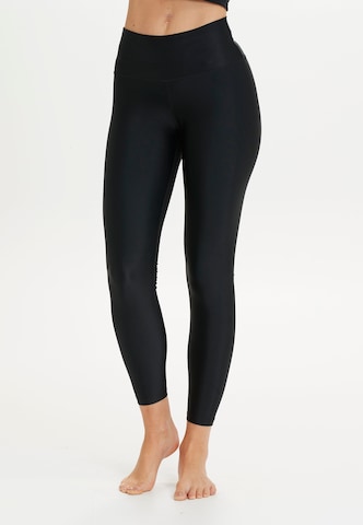Athlecia Skinny Workout Pants 'Cadidell' in Black: front