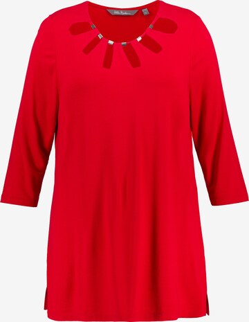 Ulla Popken Shirt in Rood: voorkant