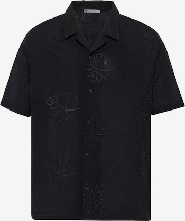 juoda Dandalo Patogus modelis Marškiniai: priekis