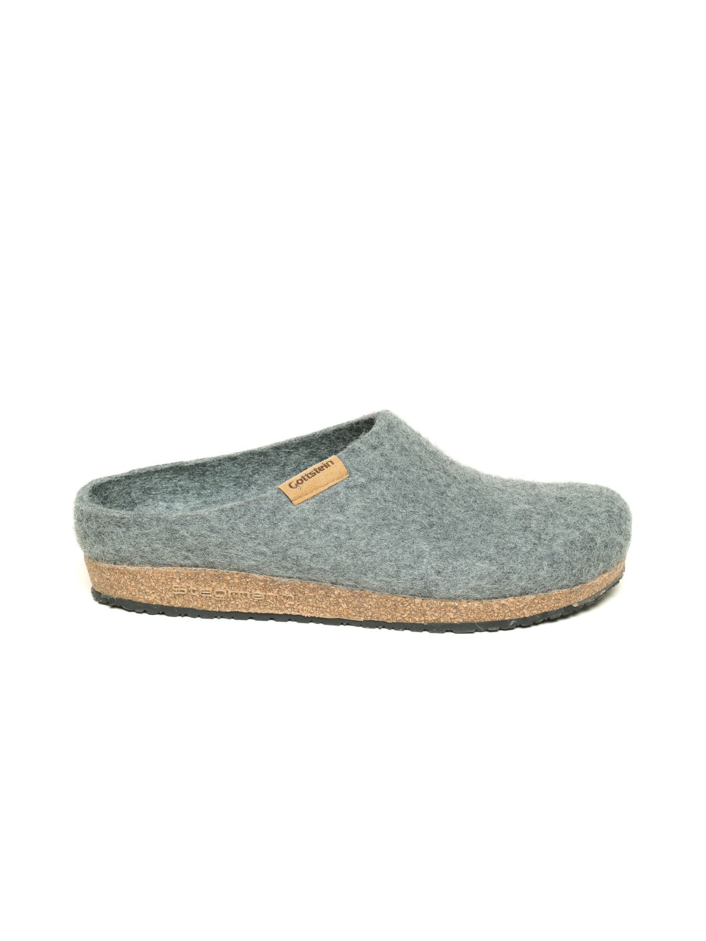 Stegmann Clogs 'Filzclogs Stegmann 208' in Grey