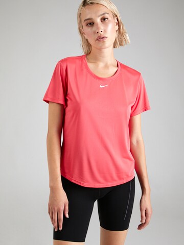 NIKE Koszulka funkcyjna w kolorze czerwony: przód