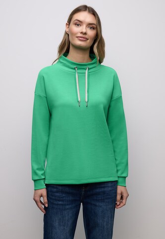 STREET ONE Sweatshirt in Green: front