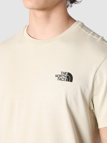 THE NORTH FACE Regularny krój Koszulka 'Simple Dome' w kolorze beżowy