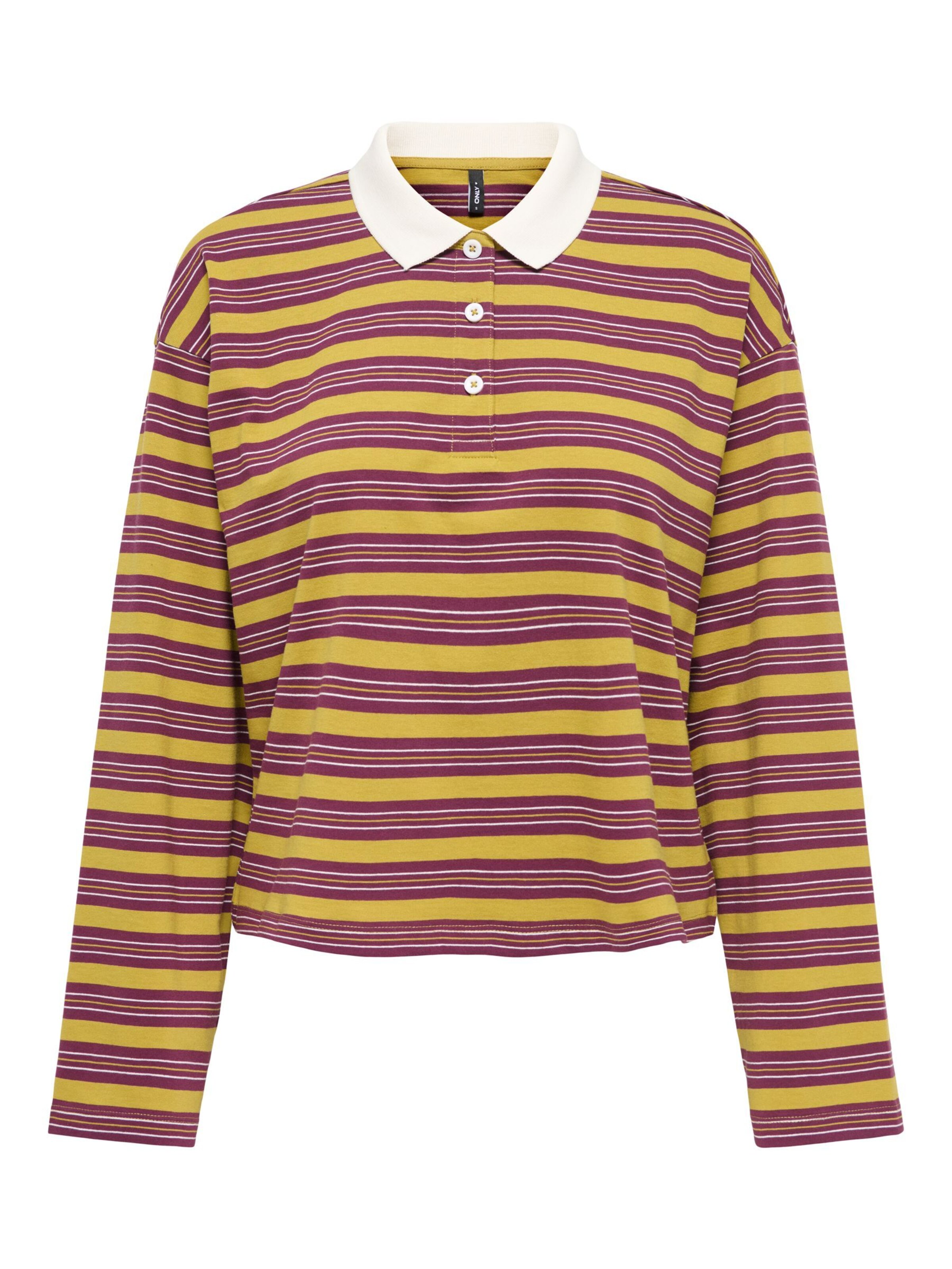 ONLY Shirt 'KARI' in M in Orange / Red / White, Item view